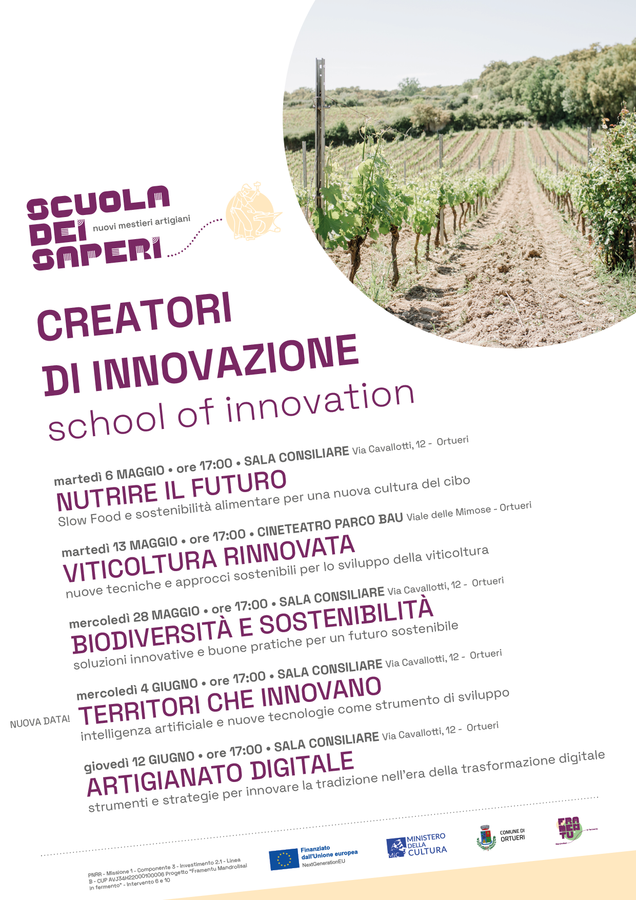 Al momento stai visualizzando Creatori di Innovazione: definite le nuove date, si riparte il 6 maggio