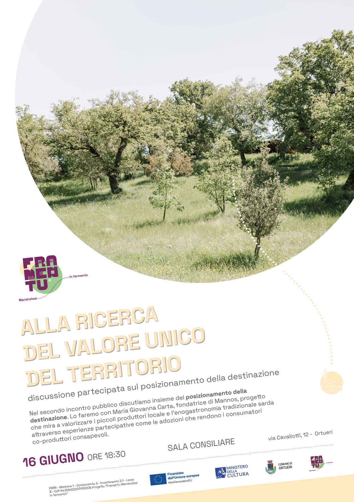 Scopri di più sull'articolo Alla ricerca del valore unico di Ortueri e del Mandrolisai: secondo incontro verso la DMO