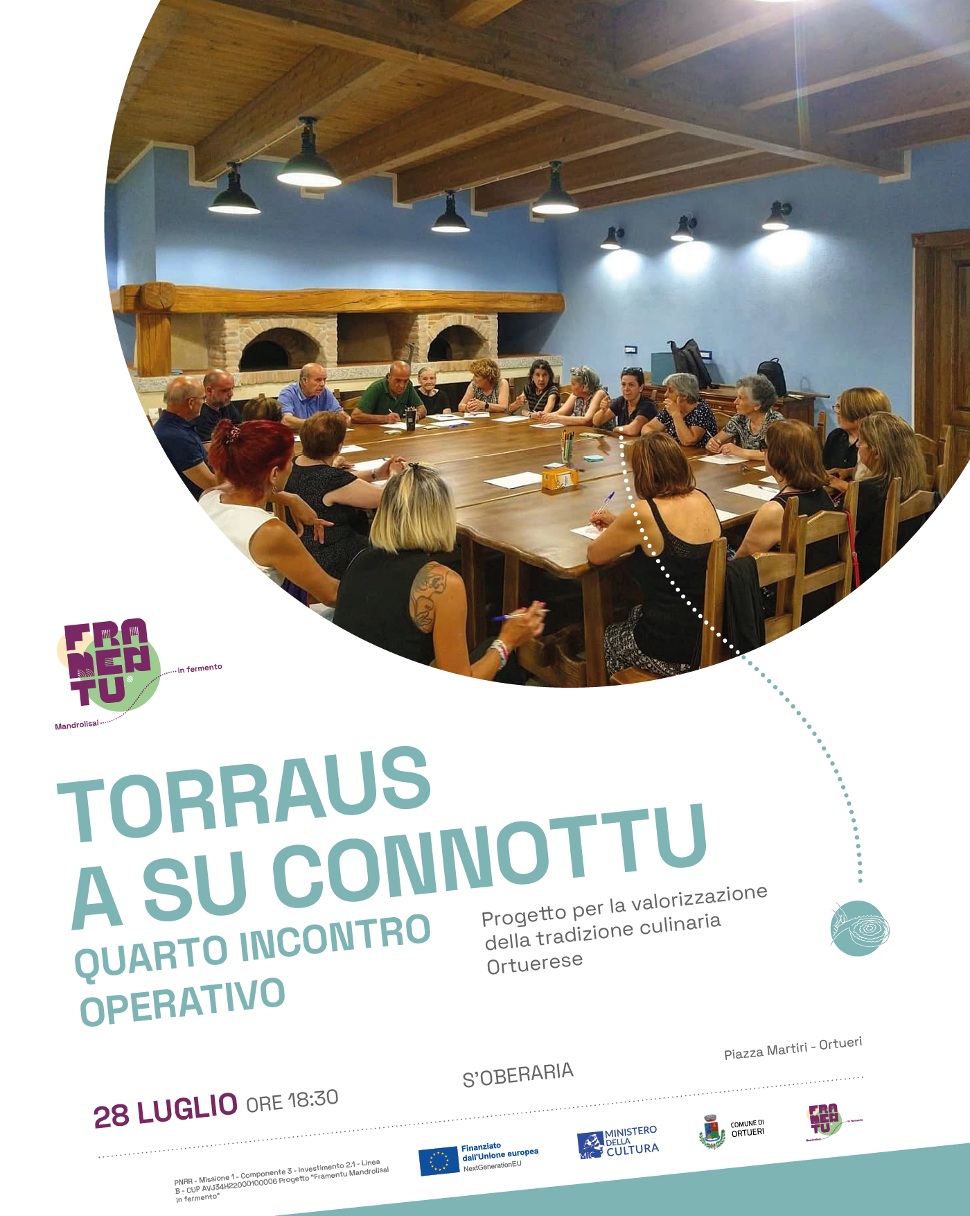 Scopri di più sull'articolo Quarto incontro di Torraus a Su Connottu: si codificheranno i pani della stagione invernale e primaverile